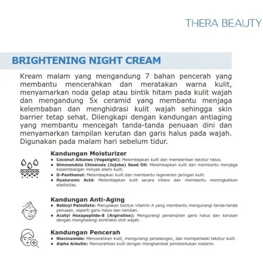 Brightening Night Cream Series